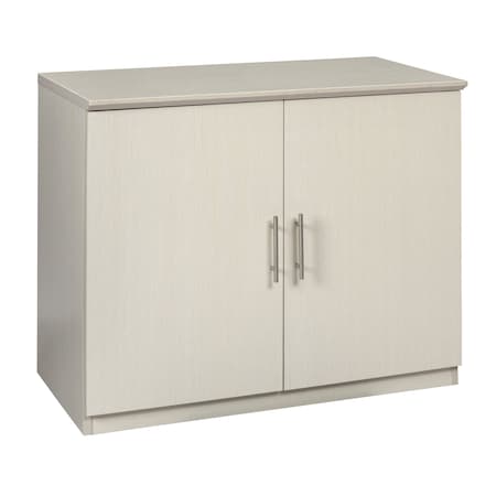Mayline Storage Cabinet, w/2 Wood Doors, Sea Salt MSCTSS